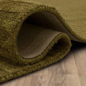 Karastan Rugs Bobby Berk by Karastan (Series 2) Terra Firma Machine Made Rayon/Viscose Traditional Area Rug Moss 9' x 12'