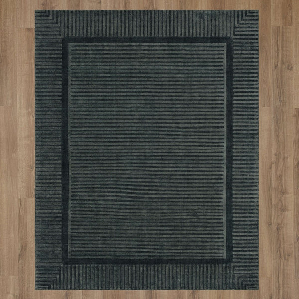 Karastan Rugs Bobby Berk by Karastan (Series 2) Terra Firma Machine Made Rayon/Viscose Transitional Area Rug Twilight 9' x 12'