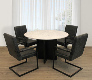 Moti Lloyd Arm Chair in Leather 94011057