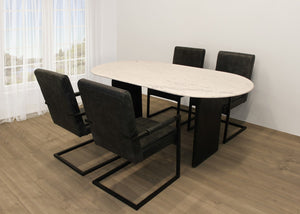 Moti Lloyd Arm Chair in Leather 94011057