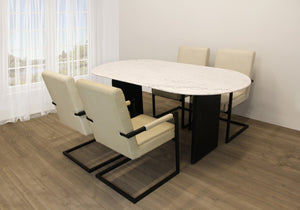 Moti Lloyd Arm Chair in Leather 94011059