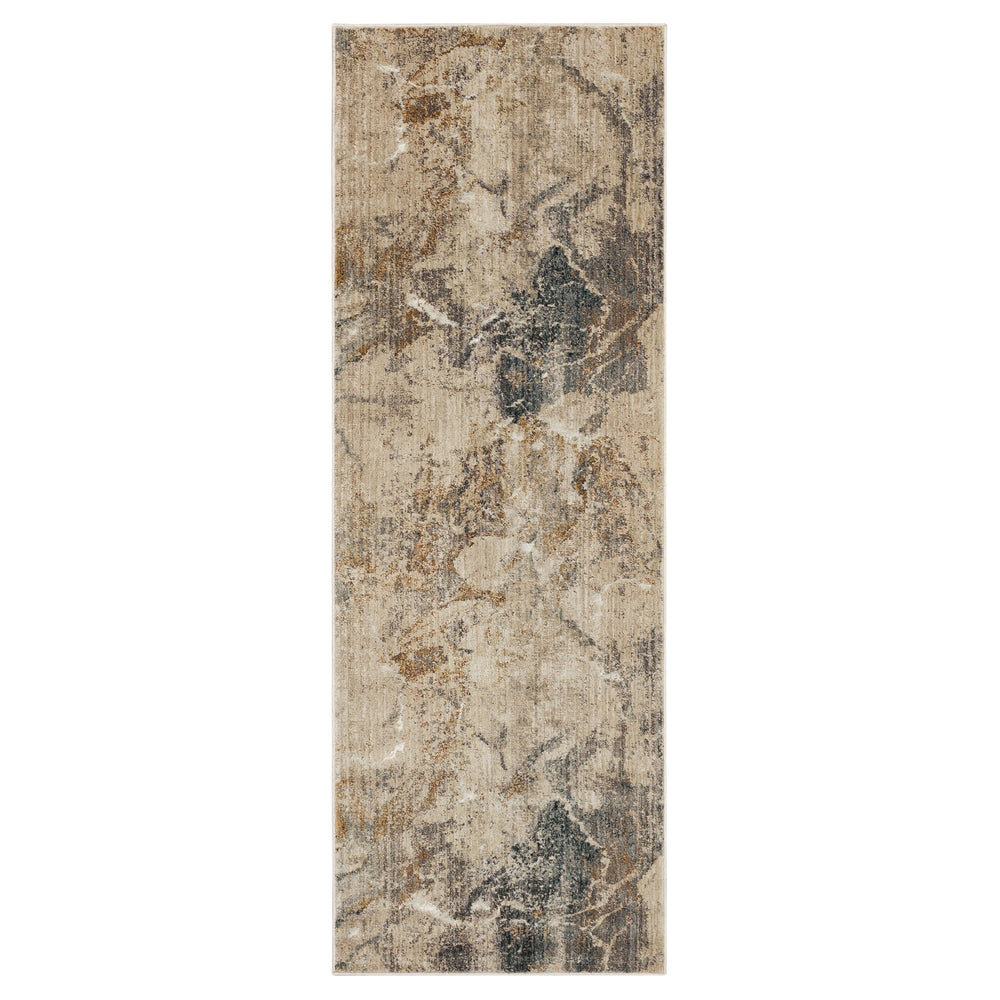 Tesoro Cream 2' 7" x 7' 3" Area Rug Karastan Rugs