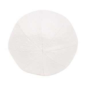 Essentials For Living The 12" Essential Sphere Pillow - Stylish Accent With Plush Down Filling For Cozy, Modern Decor Livesmart Boucle Snow  7215-12.Bou-sno