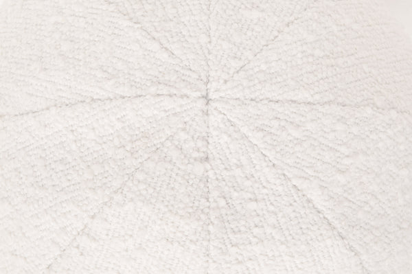 Essentials For Living The 12" Essential Sphere Pillow - Stylish Accent With Plush Down Filling For Cozy, Modern Decor Livesmart Boucle Snow  7215-12.Bou-sno