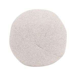 Essentials For Living The 12" Essential Sphere Pillow - Stylish Accent With Plush Down Filling For Cozy, Modern Decor Livesmart Gellar,Linen  7215-12.Lglin