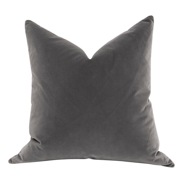 Essentials for Living The Basic 22" Essential Pillow, Set of 2 7200-22.DDOV Dark Dove Velvet