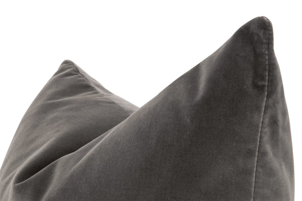 Essentials for Living The Basic 22" Essential Pillow, Set of 2 7200-22.DDOV Dark Dove Velvet