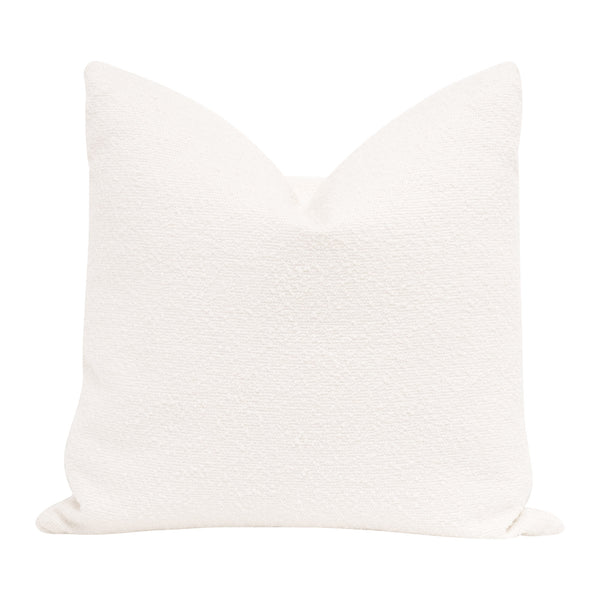 Essentials for Living The Basic 22" Essential Pillow, Set of 2 7200-22.BOU-SNO Performance Boucle Snow