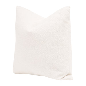 Essentials for Living The Basic 22" Essential Pillow, Set of 2 7200-22.BOU-SNO Performance Boucle Snow