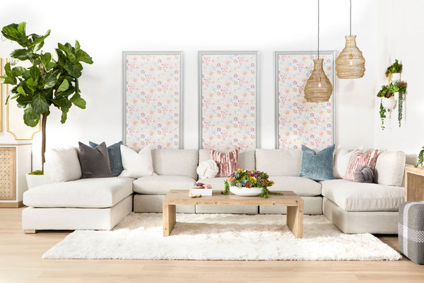 Essentials for Living The Basic 22" Essential Pillow, Set of 2 7200-22.BOU-SNO Performance Boucle Snow