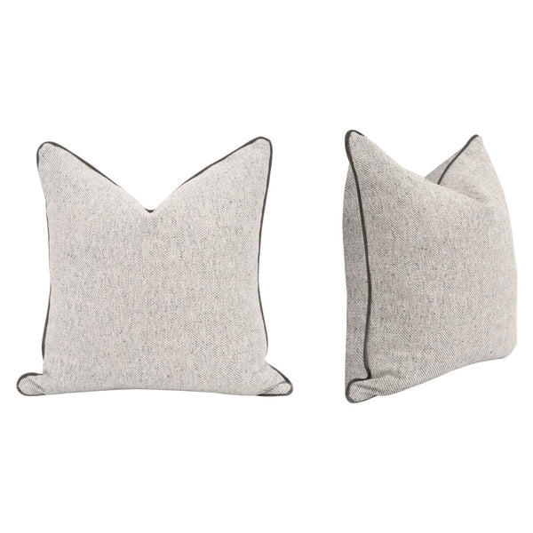 Essentials For Living The Not So Basic 22" Essential Pillow Set Of 2 - Luxurious Down-filled Comfort For Stylish Spaces   7202-22.Hnat/Ddov