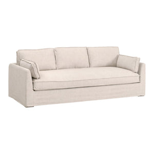 Essentials For Living Thea Outdoor 90" Taper Arm Sofa - Stylish Slipcover, Uv-resistant Fabric, & Plush Cushions For Comfort Desert Accoya Marine Grade Plywood,Solid Accoya Wood 6726-3.Atwn