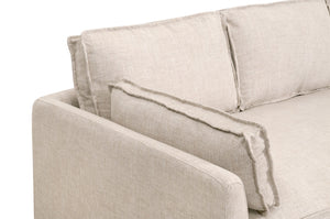 Essentials For Living Thea Outdoor 90" Taper Arm Sofa - Stylish Slipcover, Uv-resistant Fabric, & Plush Cushions For Comfort Desert Accoya Marine Grade Plywood,Solid Accoya Wood 6726-3.Atwn