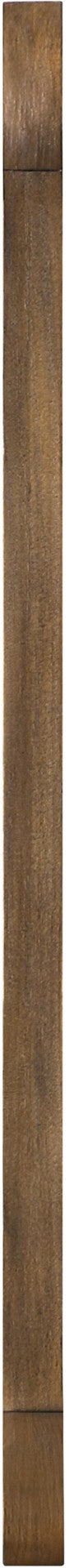 Meridian Furniture Tiberio Oak Wood Wall Mirror Mid-century Modern Accent for Bedroom and Entryway Decor Brown TiberioBrown-M