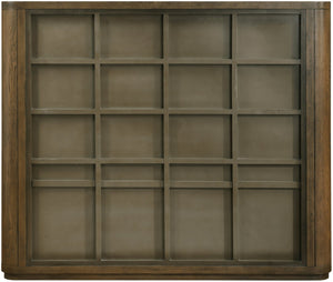 Meridian Furniture Tiberio Queen Bed Solid Wood Frame Linen Upholstered Headboard Mid-century Modern Bedroom Style Brown / Cream TiberioBrown-Q