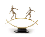 VIG Furniture SZ0241 Modern Bronze Acrobats-Tightrope Sculpture VGTHSZ0241-BRZ