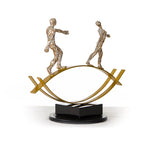 VIG Furniture SZ0241 Modern Bronze Acrobats-Tightrope Sculpture VGTHSZ0241-BRZ