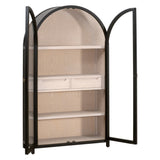 Toulouse Display Cabinet Black Birch, Natural Oak 8110.BLK-BIR/NO Essentials for Living