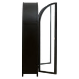 Toulouse Display Cabinet Black Birch, Natural Oak 8110.BLK-BIR/NO Essentials for Living