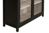 Toulouse Display Cabinet Black Birch, Natural Oak 8110.BLK-BIR/NO Essentials for Living