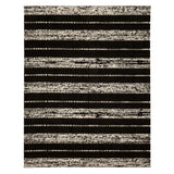 Traverse Lanes Charcoal 6' x 9' Area Rug Karastan Rugs