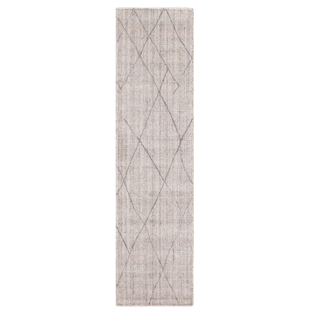 Tribal Diamond Silver 2' x 8' Area Rug Karastan Rugs