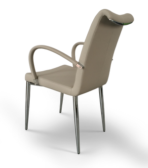 Soho Concept Tulip Ana Chair - Elegant Dining Seating With Italian Ppm, Ankara Wool, 5-year & 10-year Guarantees Bone  Soho-concept-dining-chair-06219
