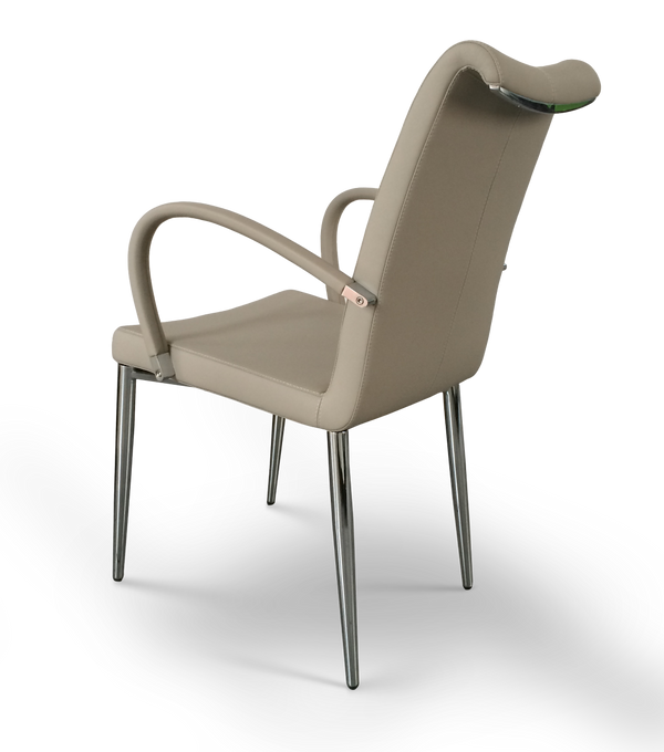 Soho Concept Tulip Ana Chair - Elegant Dining Seating With Italian Ppm, Ankara Wool, 5-year & 10-year Guarantees Bone  Soho-concept-dining-chair-06219