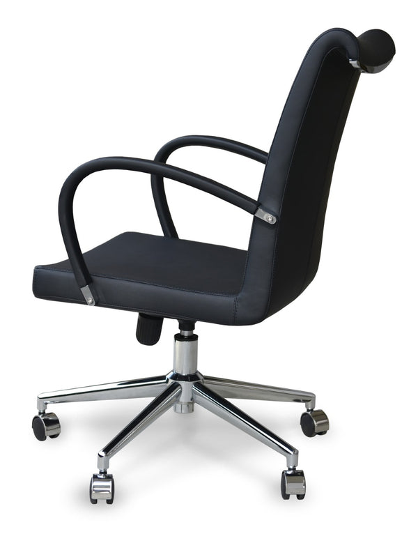 Soho Concept Tulip Office Chair In Black With Durable Camira Era Fabric – 10-year Warranty & Italian Ppm! Black  Soho-concept-dining-chair-12731