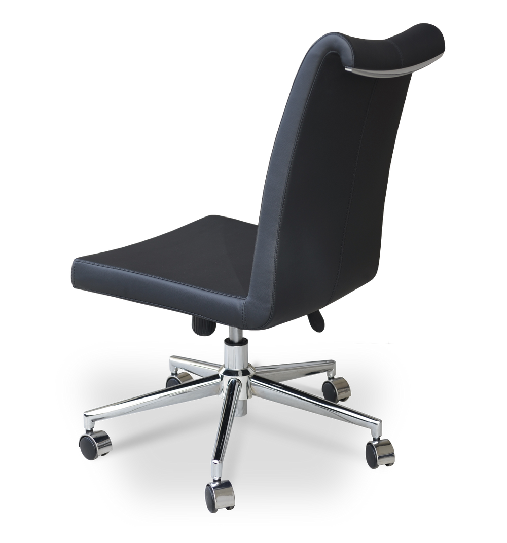 Soho Concept Tulip Office Chair In Black With Durable Camira Era Fabric – 10-year Warranty & Italian Ppm! Deep Maroon  Soho-concept-dining-chair-11997