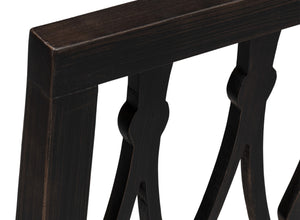 Sarreid Diamond Side Chair Set Of 2 - Stylish Nero Mushroom Fabric With Durable Beechwood Frame For Elegance Black  U004-03f50