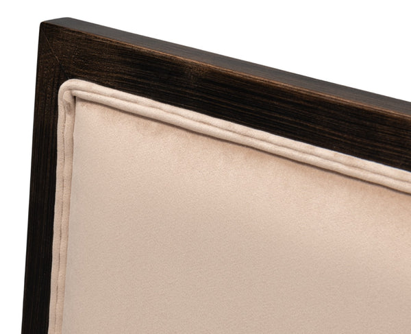 Sarreid Square Back Side Chair Set Of 2 - Stylish Nero Finish With Toffee Fabric For Modern Elegance Black  U020-03f48