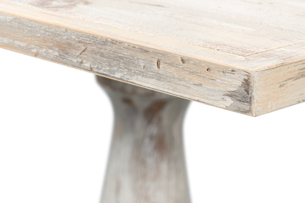 Sarreid Bistro Table Grey Oak - Stylish And Modern Dining Solution For Your Kitchen Or Patio Space Today! Beige  U021-06