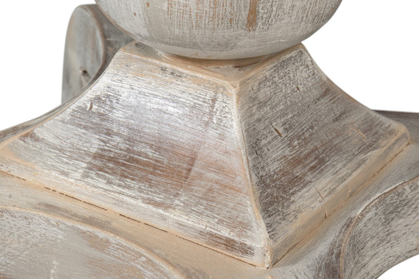 Sarreid Bistro Table Grey Oak - Stylish And Modern Dining Solution For Your Kitchen Or Patio Space Today! Beige  U021-06