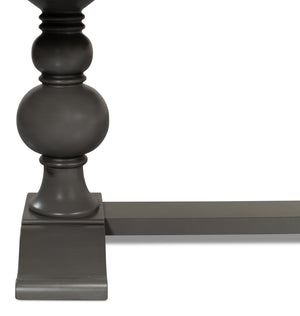 Sarreid Rectangular Dining Table With Reclaimed Wood Top & Vancastle Grey Finish For Modern Elegance Grey  U022-as