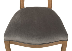 Sarreid Oval Cane Back Chairs Set Of 2 - Stylish Driftwood Charcoal Beechwood Frame For Home Décor Brown  U093-07f12