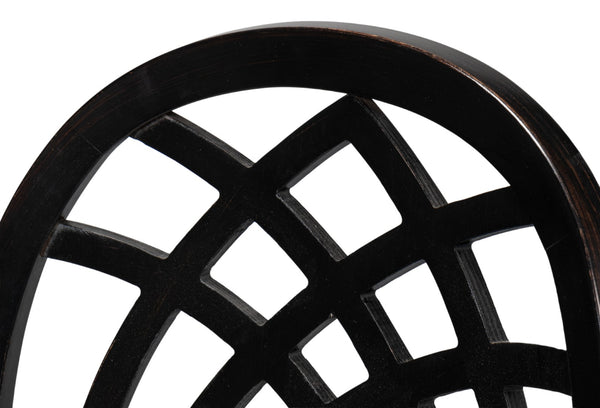 Sarreid Goccia Side Chair Set Of 2 In Nero Organza - Elegant Beechwood Design For Modern Living Spaces Black  U165-03f11