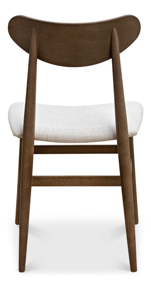 Sarreid Mid-century Side Chair Driftwood Oatmeal - Stylish Beechwood Design, Set Of 2 For Modern Homes Brown  U175-07f46