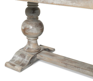 Sarreid Rectangular Dining Table - Elegant Grey Oak Base With Calacatta Porcelain Top For Modern Dining Grey  U188-as