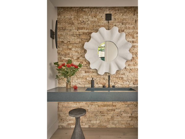 Universal Furniture Scallop Mirror U33002M Shell White