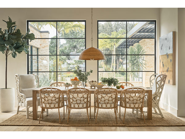 Universal Furniture Santa Rosa Arm Chair U330E845 White Rattan