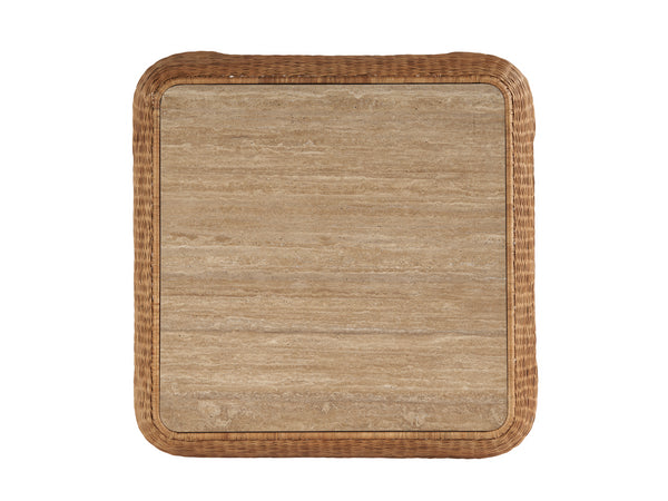 Universal Furniture Havasu Cocktail Table U330819 Fishbone Weave Rattan