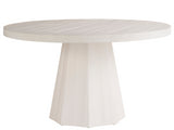 Universal Furniture Mackinaw Round Dining Table U330A656 White Sand