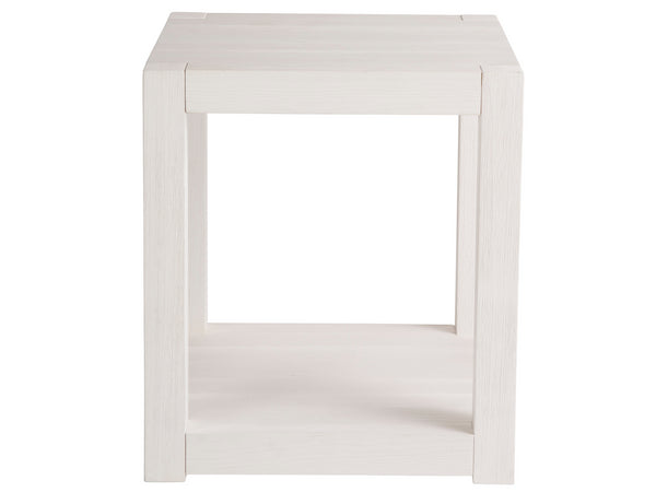 Universal Furniture Hermosa Square End Table U330A808 White Sand