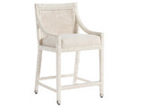 Universal Furniture Longboat Counter Chair U330E604 White Rattan