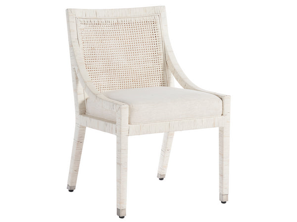 Universal Furniture Longboat Dining Chair U330E636 White Rattan