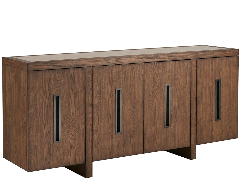Veda Credenza Medium Brown Oak U352A679 Universal Furniture