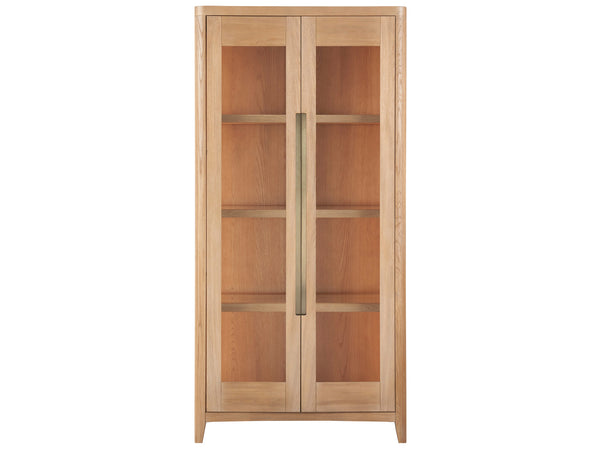 Zella Display Cabinet Natural Oak  U352E675 Universal Furniture