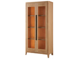 Zella Display Cabinet Natural Oak  U352E675 Universal Furniture