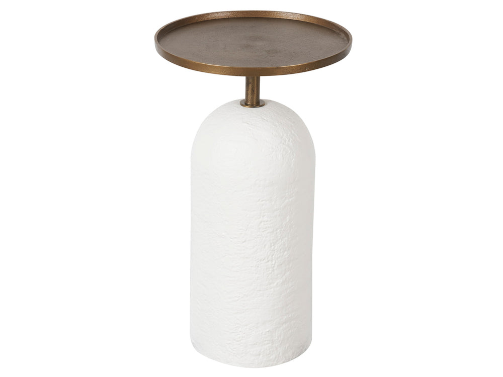 Sienna Martini Table Cast Aluminum/White Plaster U365817 Universal Furniture